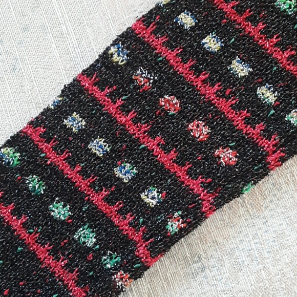 1970s roller disco sweater Christmas vintage xmas - Picture 4 of 4